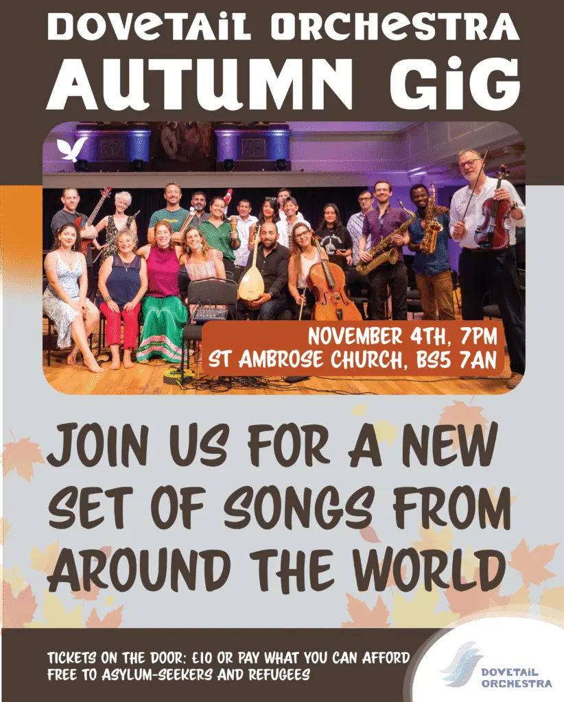 Dovetail Orchestra Autumn flyer