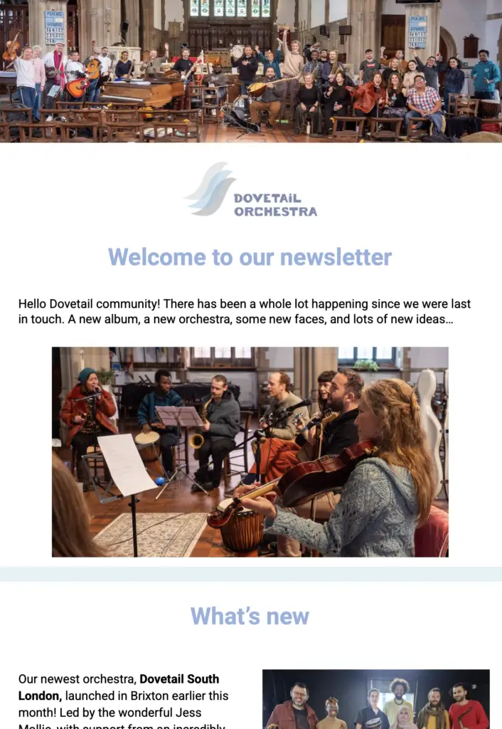 Dovetail newsletter April 2026